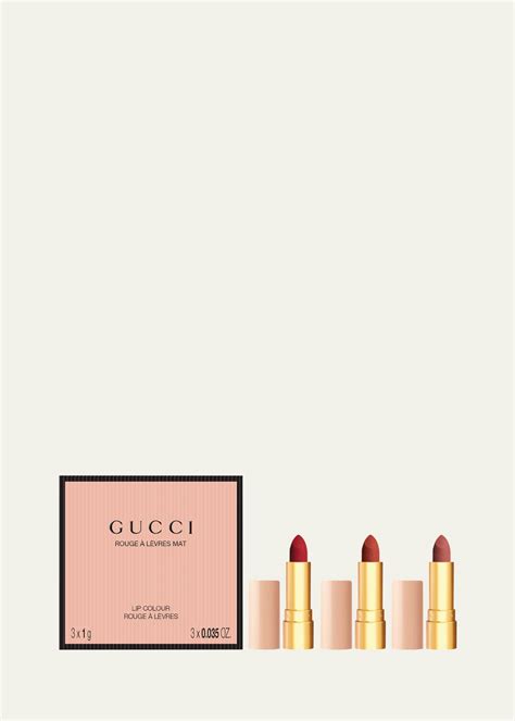 gucci variety mini gift set|gucci lipstick gift set.